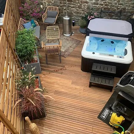 Malo - Jolie Maison Avec Jacuzzi 150m Gare Feriehus Saint-Malo